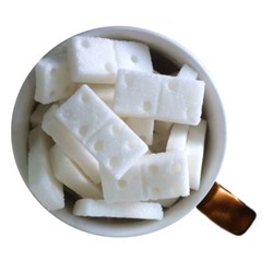 Домино фигурный сахар белый (630 г)