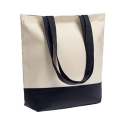 Холщовая сумка Shopaholic, темно-синяя
