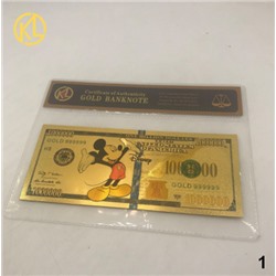 Сувенирная банкнота One Million Dollars GB-KB, заказ от 2 шт