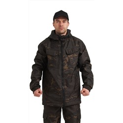 Костюм "РОВЕР" куртка/брюки, цвет: кмф "Мультикам черный", ткань: Полофлис
