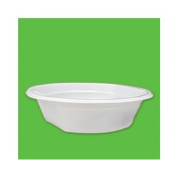 Тарелка суповая 500мл Миска Белая  Европак (2400/100)