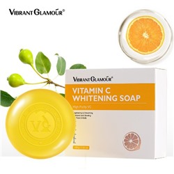 VIBRANT GLAMOUR Отбеливающее восстанавливающее мыло с витамином С VG-MB031