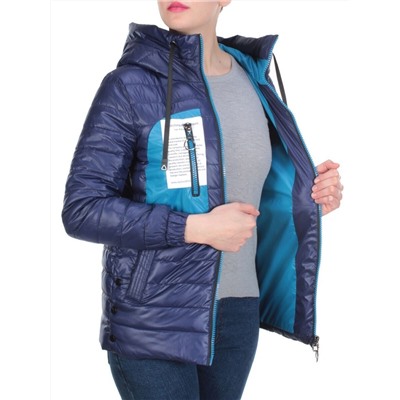D001 DARK BLUE Куртка демисезонная женская (100 гр. синтепон) размер S (42) - 48 российский
