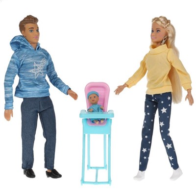 Набор кукол «София с Алексом и малышом»