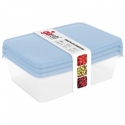 Набор контейнеров для заморозки Sugar&Spice (3×1,35 л) SE102912044 голубой