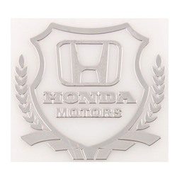 Шильдик металлопластик SW "HONDA MOTORS" (Наклейка) 50*55мм