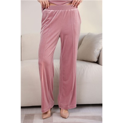 Розовые брюки широкие со стрелкой