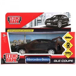 Модель Инерционная Технопарк Mercedes-Benz Gle Coupe (12см, металл, открываются двери, матовая черная, в коробке) GLE-COUPE-BE, (Shantou City Daxiang Plastic Toy Products Co., Ltd)