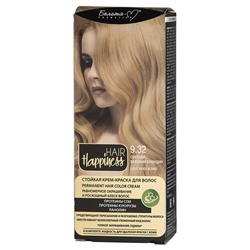 HAIR Happiness Стойкая крем-краска для волос  тон № 9.32 Светлый бежевый блондин