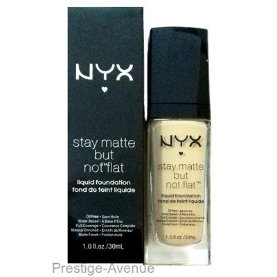 Тональный крем NYX Stay Matte But not Flat 30 мл (стекло)
