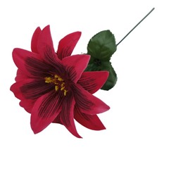 Цветок искусственный Георгин 40см Розовый темный  YL-10 (вып.по 10шт)