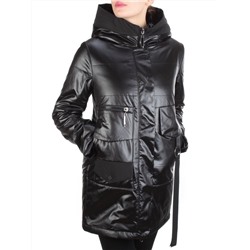 E06 BLACK Куртка демисезонная женская (100 гр. синтепон) HOLDLUCK размер 46