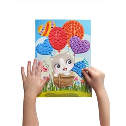 Аппликация для детей на тему животные «Кот-путешественник»