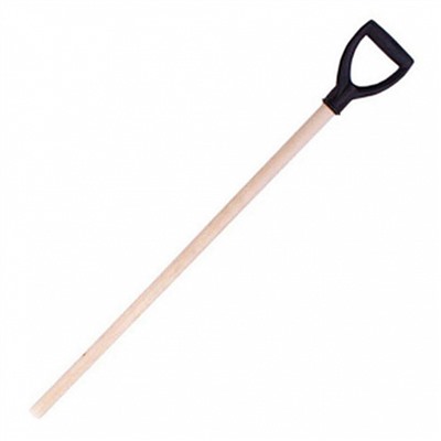 Черенок для лопаты деревянный 36×1000 мм с V-образной ручкой
