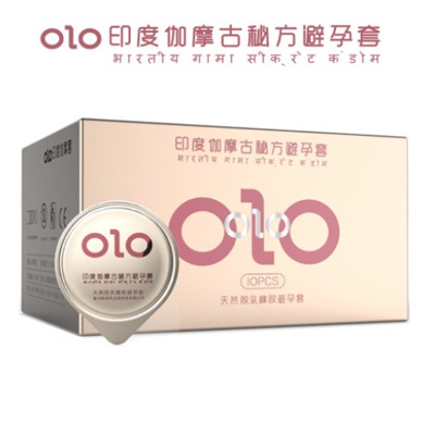 Презервативы OLO с эффектом пролонгации и гиалуроновой кислотой 10 шт T7544