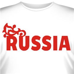 Футболка "Russia" (Россия) (1)