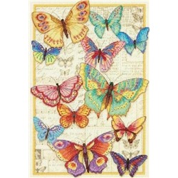 Набор для вышивания Dimensions 35338-70-Dms Красота бабочек,