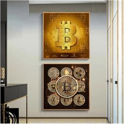 Картина Bitcoin MH4536