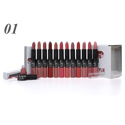 Помада Kylie - Matte Lipstick & Lipgloss 2 in 1 (12шт.) A