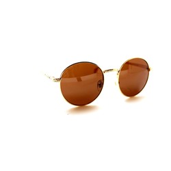 Солнцезащитные очки 2019- ЛЮКC 7903 золото коричневый