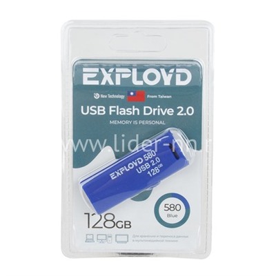 USB Flash 128GB Exployd (580) синий