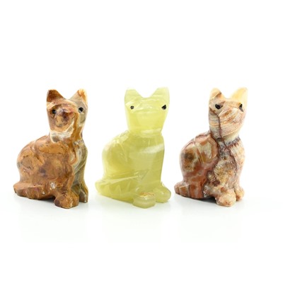 Кошка из оникса №1 (40*25*60мм)