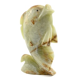 Рыбка из оникса стоячая №10 (15*6,5*26см)