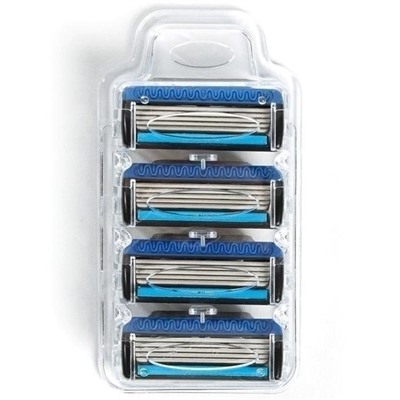 TOPTECH 5 RAZOR MAN PROFESSIONAL-5 Кассета 4шт (совместимы с фьюжен) АКЦИЯ! СКИДКА 7%