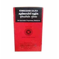 KRIMISODHINI GULIKA, Kottakkal Ayurveda (КРИМИШОДХИНИ ГУЛИКА, антипаразитарное средство, Коттаккал Аюрведа), 100 таб.