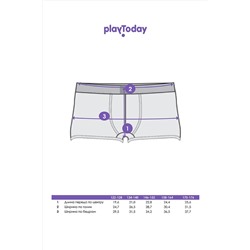 Трусы, 2 шт. PLAYTODAY #1023306