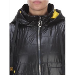 8255 BLACK Куртка демисезонная женская BAOFANI (100 гр. синтепон) размеры 42-44-46-48-50