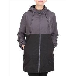FY-197 GRAY/BLACK Ветровка женская АЛИСА (65% хлопок, 35% полиэстер) размер 52