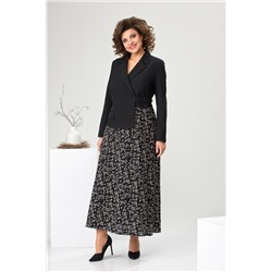 Romanovich Style 1-2468 черный/зигзаг, Платье