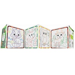 Книжка-гармошка. Животные леса 1+