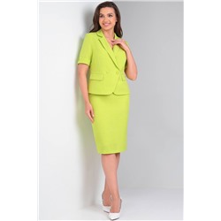LeNata 21117 лайм, Юбка,  Жакет