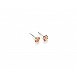 Серьги-гвоздики PR1469 -5 коньячн