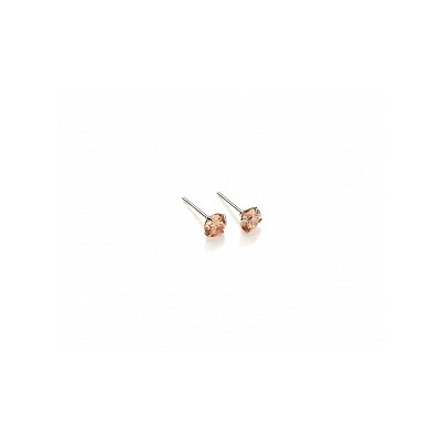Серьги-гвоздики PR1469 -5 коньячн