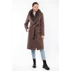 02-2939 Пальто женское утепленное (пояс)