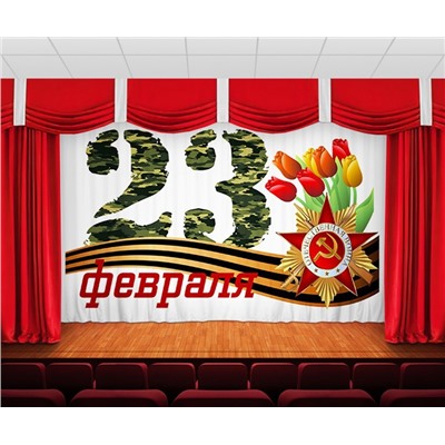 Занавес 23 февраля Отечественная Война