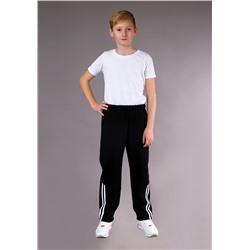 Брюки подростковые с лампасами(футер трехнитка) 2-206г