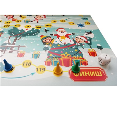 Настольная игра ходилка «Снежная»