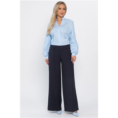 Брюки палаццо Настроение города (темно-синие) Б14510-8М