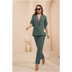 Lissana 4673 хаки-розовый, Брюки,  Блуза,  Жакет