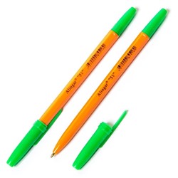 Ручка шар. зел. Alingar 51 оранж.корп.  AL51 АКЦИЯ! СКИДКА 10%