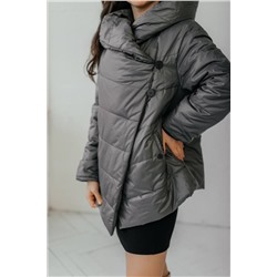 Стильная леди М 661 серый, Куртка