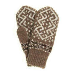 Варежки женские "Ромб с орнаментом" ПП 3236-7