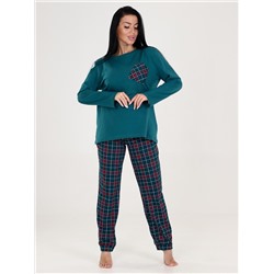 Нежка - пижама изумрудный