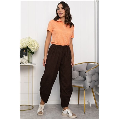 Брюки бохо (шоколад) Б12848-10М