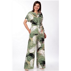 LaKona 11460 хаки+лианы, Брюки,  Болеро