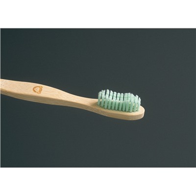 GREEN, Antibacterial, Eco, Bamboo Toothbrush, SOFT, Jungle Story (ЗЕЛЁНАЯ, детская, антибактериальная, эко, бамбуковая зубная щётка), 1 шт.